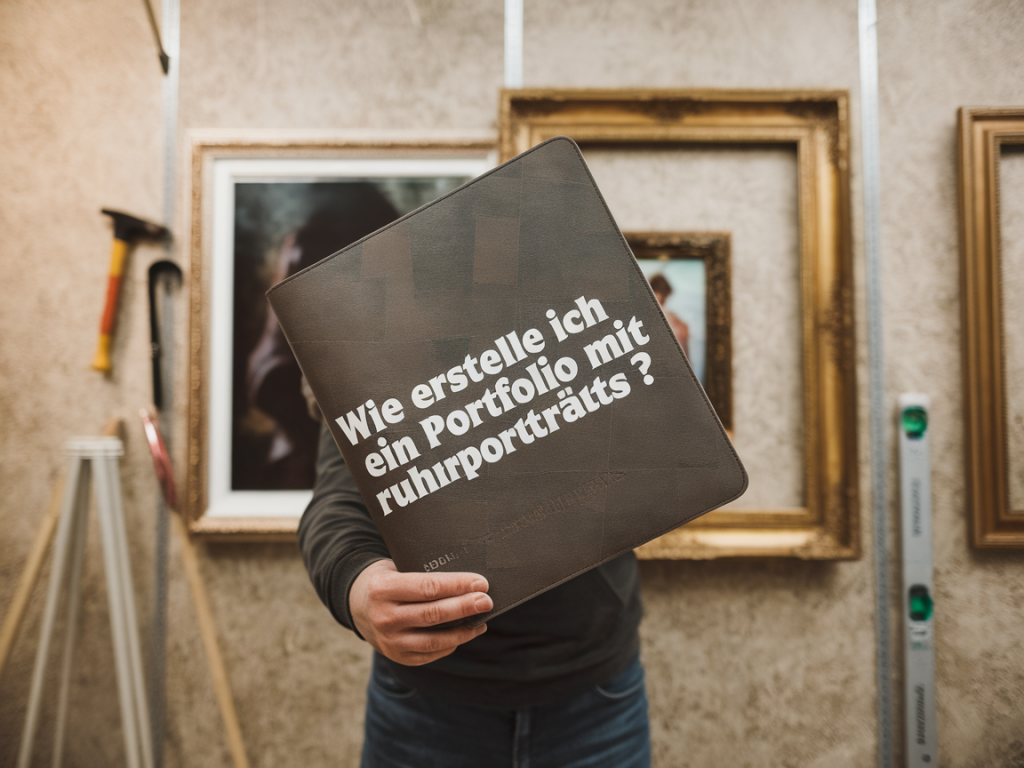 Wie erstelle ich ein portfolio mit ruhr-porträts, das galerien wirklich interessiert?
