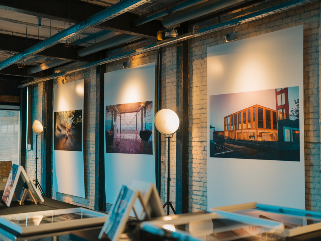 Wo finde ich tageslichtfreundliche ausstellungsräume für eine pop-up-fotoausstellung ohne feste kuratorin?