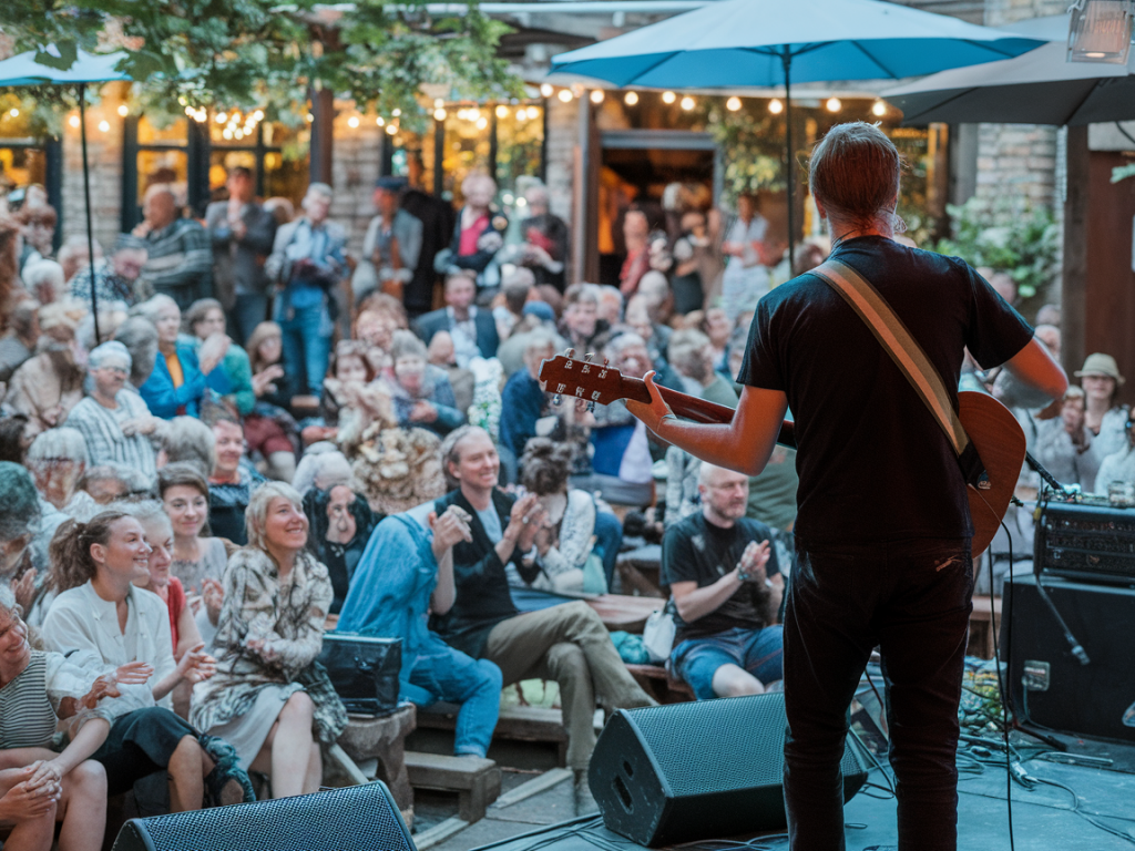 Wie baue ich mit einem pop‑up‑konzert im biergarten ein lokales publikum auf: ticketing, akustik, nachbarschaftsrecht?